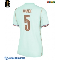 Fotballdrakt Dame Frankrike Jules Kounde #5 Bortedrakt VM 2026 Kortermet